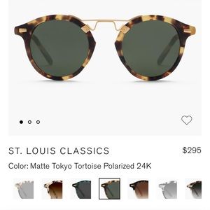 Krewe Matte Tortoise Tokyo St. Louis 24K